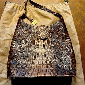 Stunning Brahmin Purse with Rare Floral Pattern